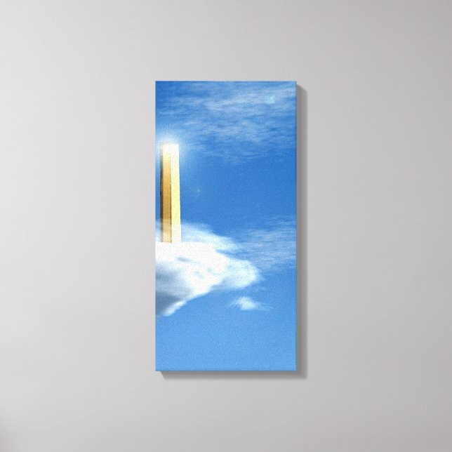 Himmlische Stadt 3-3 Leinwanddruck (Vorderseite)