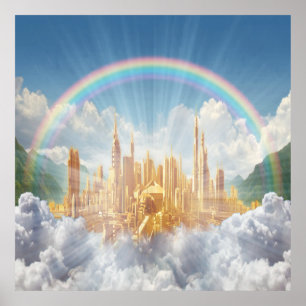 Himmlische Stadt Poster