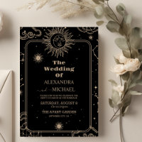 Himmlische Sternschnuppe Mond Hochzeit