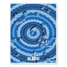 Himmlische Stratosphärenblauer Tropfen