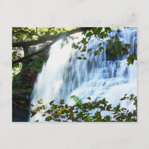Himmlische Wasserfall-Postkarte Postkarte
