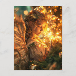 Himmlische Weihnachtsengel-Freude Postkarte
