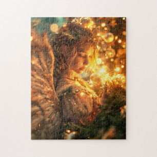 Himmlische Weihnachtsengel-Freude Puzzle