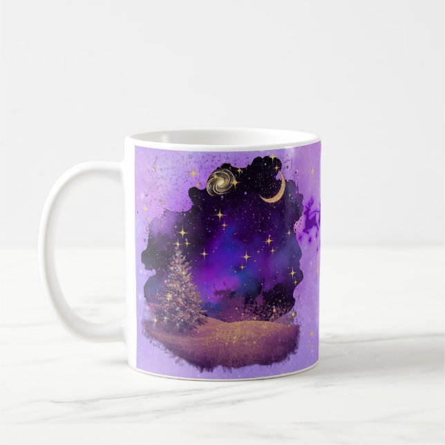 Himmlische Weihnachtswünsche Kaffeetasse (Links)