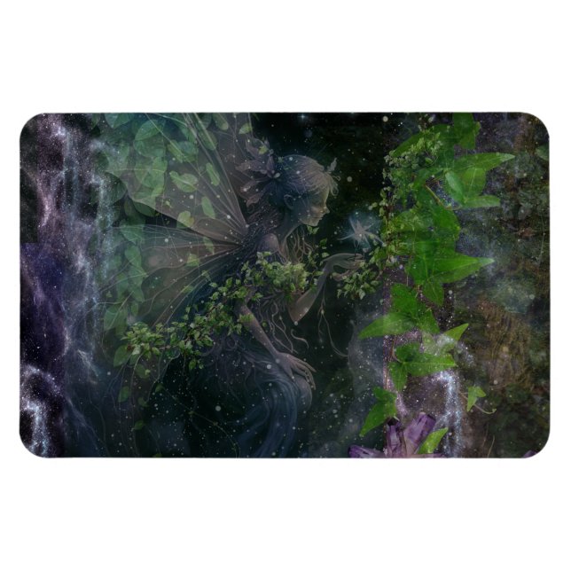 "Himmlische Weltraumfee"  Magnet (Horizontal)