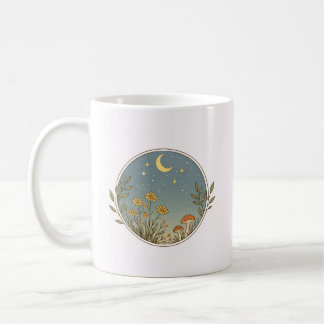 Himmlische Wildblumen-Szene Kaffeetasse