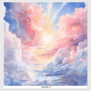 Himmlische Wolken Vinyl Sticker