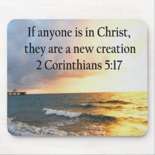 HIMMLISCHEN 2 CORINTHIANS 5:17 FOTO-DESIGN MOUSEPAD