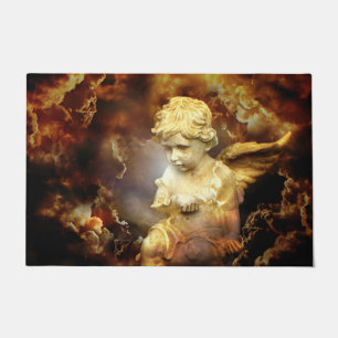 Himmlischer Angel Cherub Floor Mat Fußmatte
