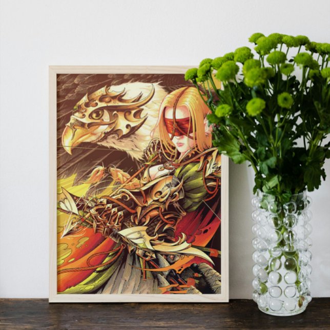 Himmlischer Bogenschütze und Adler Poster (Von Creator hochgeladen)