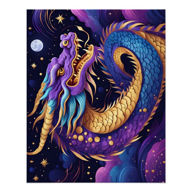 himmlischer Drache Poster (Vorderseite)
