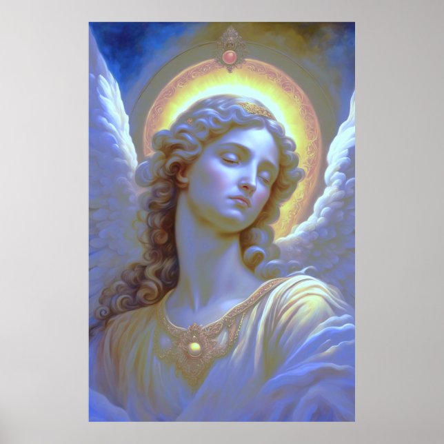 Himmlischer Engel im Glanz des göttlichen des Lich Poster (Vorne)