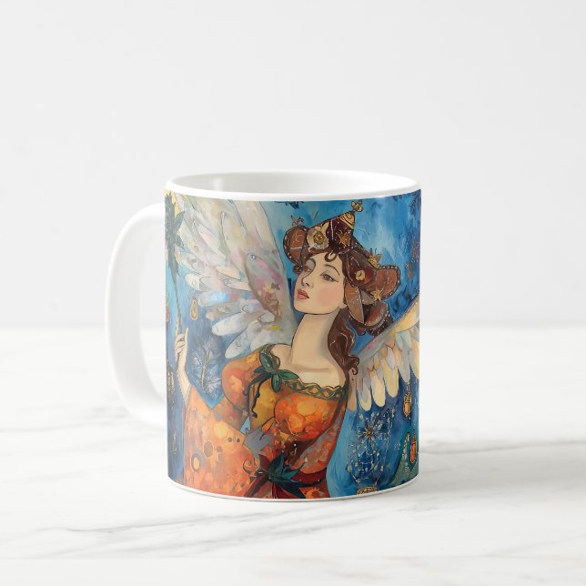 Himmlischer Engel  Kaffeetasse (Vorderseite Links)