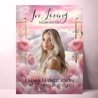 Himmlischer Garten der Rose - Memorial Sign - LIA0 Poster