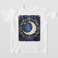 Himmlischer Halbmond-Ornament-Buntglas-Mond