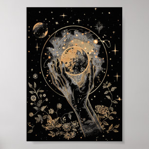 Himmlischer Hexengarten Poster