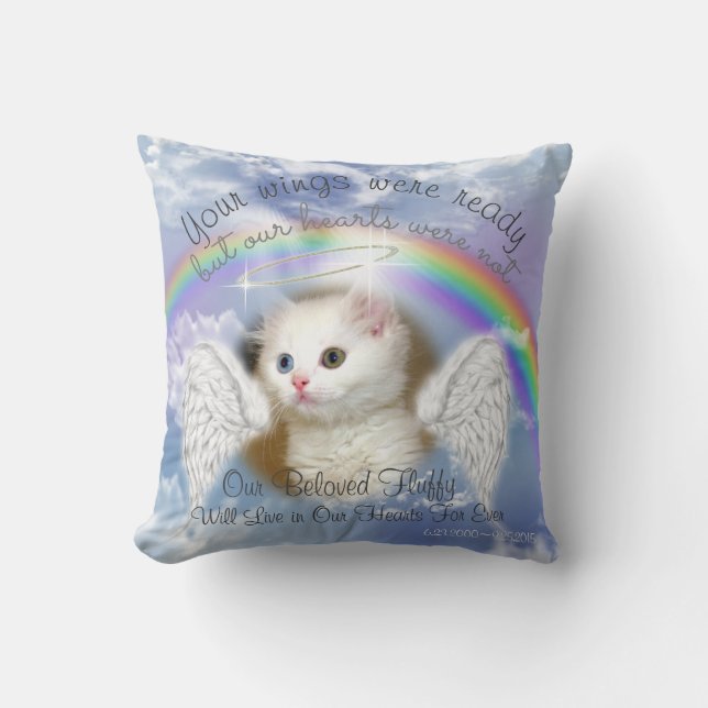 Himmlischer Himmel mit Rainbow-Pet Kissen (Vorderseite)