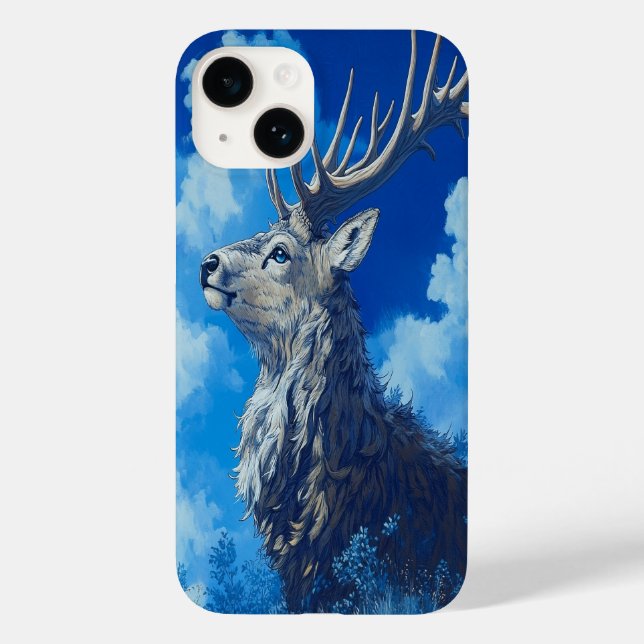 🦌 Himmlischer Hirsch Case-Mate iPhone Hülle (Rückseite)