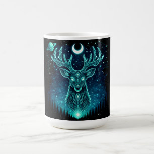 Himmlischer Hirsch – Sternenlicht Gnade Wildlife G Kaffeetasse