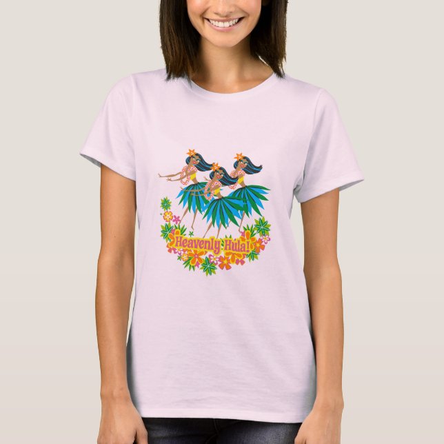 Himmlischer Hula Damen-T - Shirt (Vorderseite)