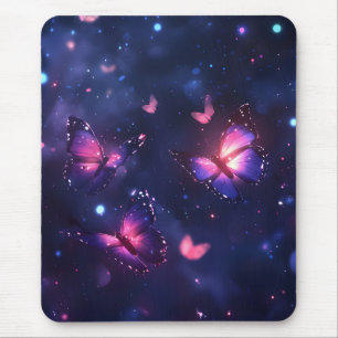 Himmlischer Nachtfaltergarten Mousepad
