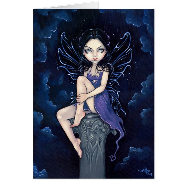 "Himmlischer Nightshade-" Postkarte (Vorne)