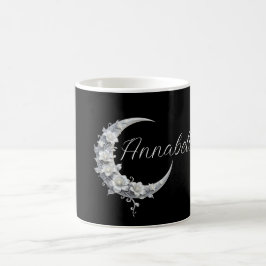 Himmlischer personalisierter Mond-Göttinnen-Name a Kaffeetasse
