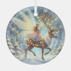 Himmlischer Schlitten Ohne Zügel Ornament Aus Glas