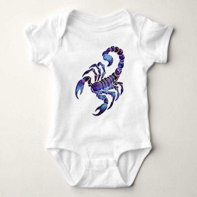 Himmlischer Skorpion Baby Strampler (Vorderseite)