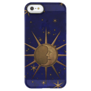 Himmlischer Sun-Mond spielt Himmels-Eklipse die Permafrost® iPhone SE/5/5s Hülle