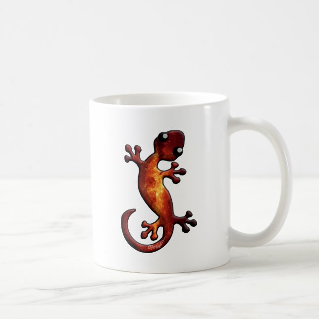 Himmlischer ThemaGecko Tasse (Rechts)