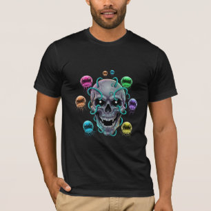 Himmlischer Tiefsee-Schädel & leuchtende Qualle T-Shirt