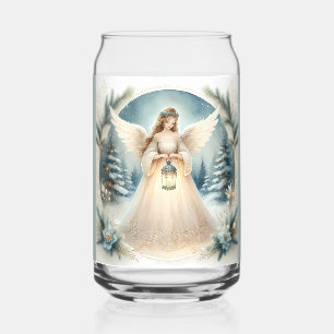 Himmlischer Winterengel - Laterne der Hoffnung Dosenglas