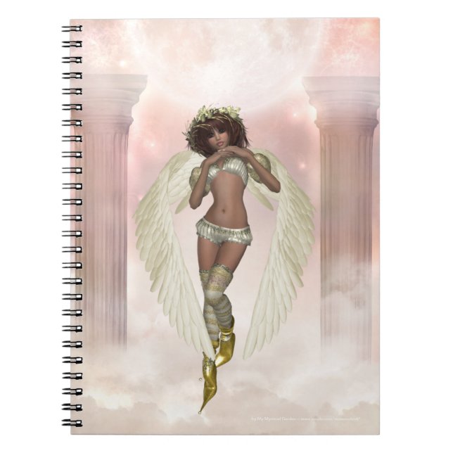 Himmlisches Angel-Design-Notebook Notizblock (Vorderseite)