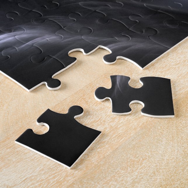 Himmlisches Angel Wing Cross Fraktal Art Puzzle (Seite)