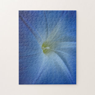 Himmlisches Blue Morning Glory Blume Foto Puzzle