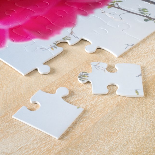 Himmlisches Blut: Eine Rose gegen den Himmel Puzzle (Seite)