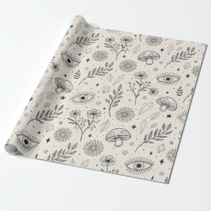 Himmlisches botanisches Muster (3) Geschenkpapier