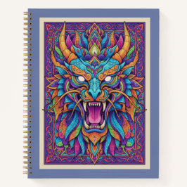 Himmlisches Brüllender-Drache-Mythik-Journal Notizbuch