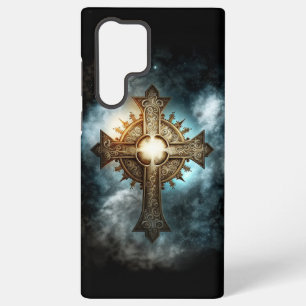 Himmlisches christliches Kreuz Samsung Galaxy Case Hülle