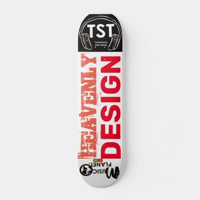 HIMMLISCHES DESIGN-OFFIZIELL-Skateboard Skateboard (Vorderseite)