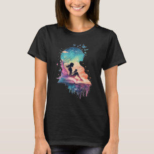 Himmlisches Feen-Lesebuch Fantasy-Roman Buch T-Shirt
