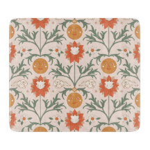 Himmlisches florales Sonnenstrahl-Musterdesign