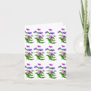 Himmlisches Florales Spirituelles Minimalistisches Feiertagskarte