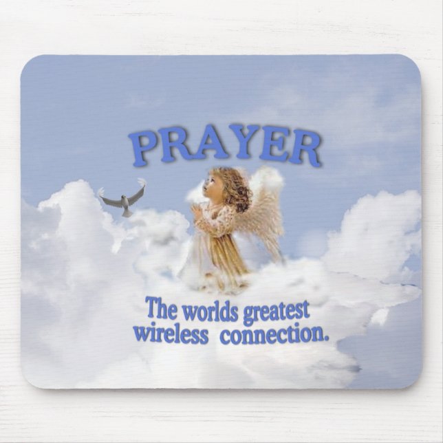 Himmlisches Gebets-weltbeste drahtlose Verbindung Mousepad (Vorne)