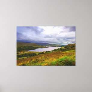 Himmlisches Glen Irland Landschaft Seeblick Wandku Leinwanddruck