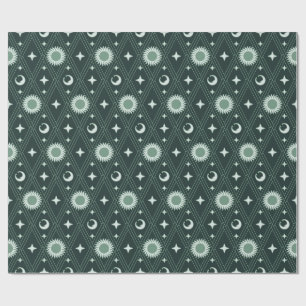 Himmlisches Harlekin-Licht (kosmischer Nebel) Geschenkpapier