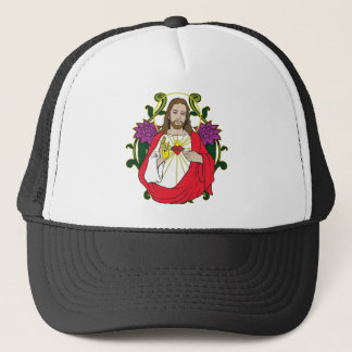 Himmlisches heiliges Herz Jesuss Truckerkappe