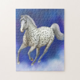 Himmlisches Leopardappaloosa-Pferdepuzzlespiel Puzzle