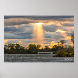Himmlisches Licht Poster